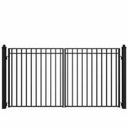 ALEKO DG12MADD Steel Dual Swing 12 x 6 feet Driveway Gate Madrid Style