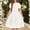 A55 White, variant on Xdegoge Elegant Kids Girls Dress Knee Length A Line Puff Sleeve Tween Summer Dress Dot Chiffon Solid Flowy Party Wedding for Teen