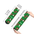 thumbnail image 4 of Pofeuu Cute Santa Print 30cm Socks, Adult Running Hiking Socks for Youth and Adult, 4 of 7