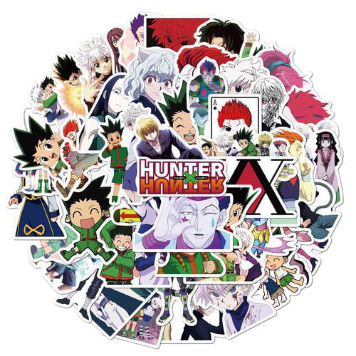 SHIYAO 50PCS Hunter×Hunter Anime Sticker - Waterproof Durable Stickers  Classic Japanese Anime Stickers for Water Bottles Computers Laptops -  