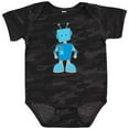 thumbnail image 3 of Inktastic Blue robot Boys or Girls Baby Bodysuit, 3 of 5