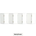 thumbnail image 7 of Oriental Furniture 2 Ft Tall Desktop Window Pane Shoji Screen, white, 8 panel, 7 of 7