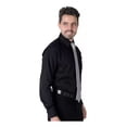 thumbnail image 2 of Camisa Vestir Regular Hombre Negro Salvajetentación 54104601, 2 of 8