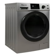 Magic Chef 2.7 cu. ft. All-in-One Washer and Dryer Combo in Silver in Silver
