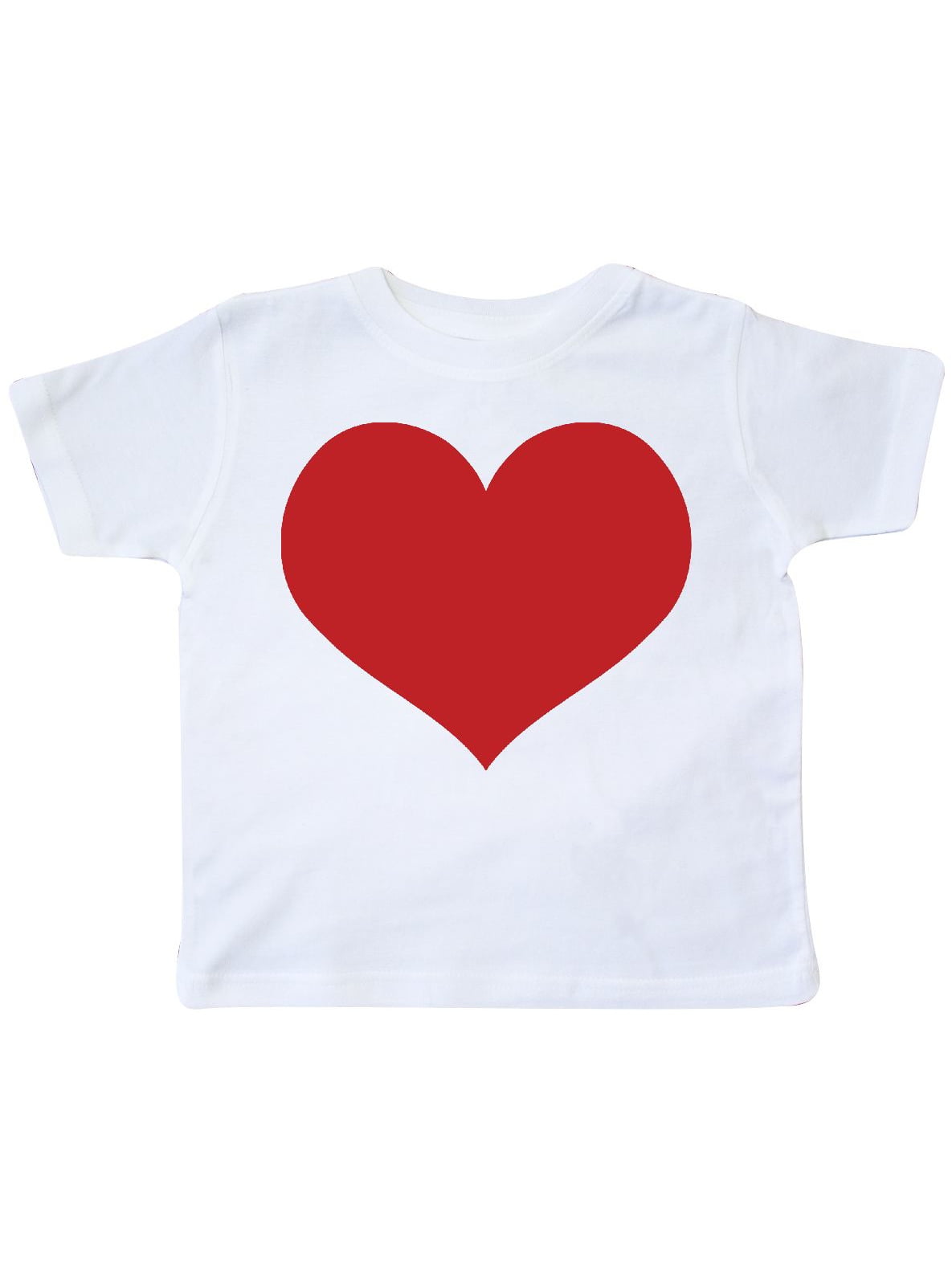 INKtastic - Red Heart Valentine Toddler T-Shirt - Walmart.com