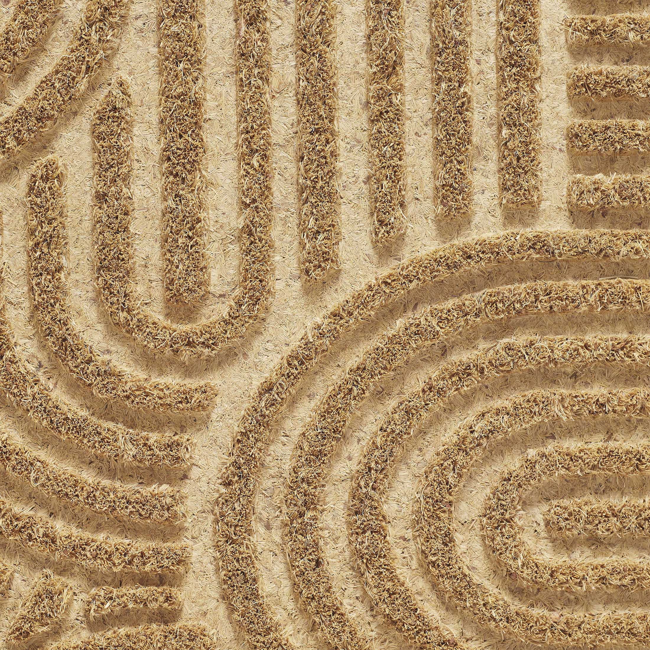 Beautiful Geometric Doormat, 18" x 30", Natural, by Drew Barrymore