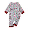thumbnail image 5 of Onlypjs Matching Family Christmas Pajamas for Men, Women and Couples– Colorful Santa & Ornament Print Tops with Red Plaid Pants, 5 of 5
