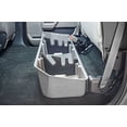 thumbnail image 1 of Fits 2015-2023 Ford F-150 Du-Ha Under Seat Storage Unit 20111 Under Rear Seat; 2 Compartments; With Removable Gun Rack Inserts; Light Gray; Heavy Duty Polyethylene, 1 of 2