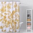thumbnail image 7 of ZACOO Yellow 72"x72" Shower Curtain Abstract Style Floral Pattern Fabric Shower Curtains Water Resistant Bathroom Curtains for Shower, 1 Set, 7 of 7