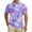 Purple&&100, variant on CONROSES Mens Hawaii Short Sleeve Polo Shirts Tropical Graphic Collared Polo Shirt for Men Casual Golf Shirts