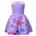 thumbnail image 2 of Little Girls Sleeveless Bowknot Print Princess Dress, 2 of 6