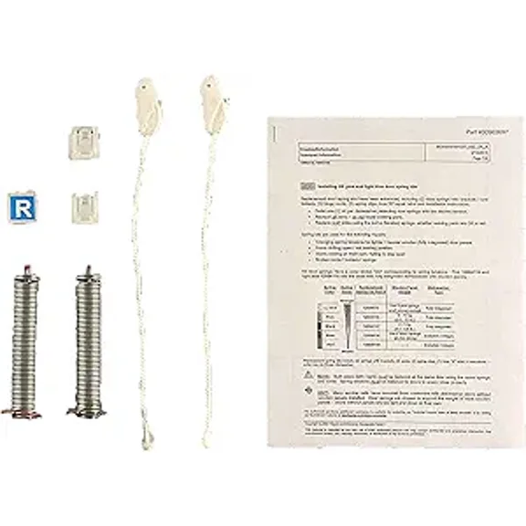 Bosch 12004119 Dishwasher Door Spring and Cable Set