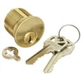 thumbnail image 2 of Kaba Ilco 7185KS1-03-KD 1-1/8 in. Kwikset Mortise Cylinder Bright Brass, 2 of 2