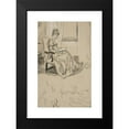 thumbnail image 2 of Edwin Austin Abbey 17x24 Black Modern Framed Museum Art Print Titled - Portrait of Mrs. Abbey,&nbsp;Reading (1998), 2 of 5