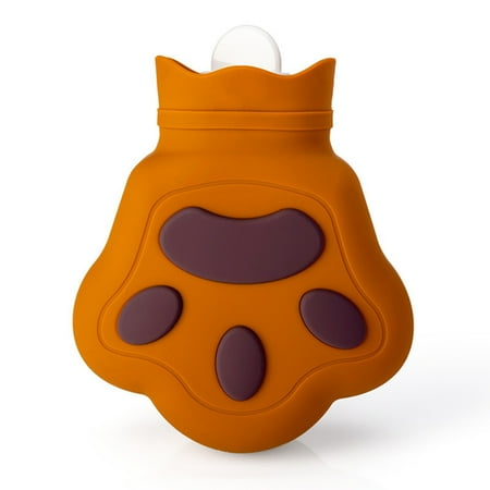 

Premium Classic Rubber Hot or Cold Water Bottle with Cute Stuffed Animal Cover Best Gift for Kids and Women Brown