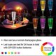 thumbnail image 2 of 6 Pcs Led Wine Champagne Flute Glasses Water Liquid Activated Flashing Light-up Cups-Good, 2 of 4