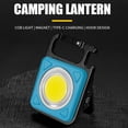 thumbnail image 2 of LED Keychain Flashlight USB 500 Lumen Outdoor Camping Working Light (Black), 2 of 9