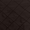 thumbnail image 2 of Ultimate Textile (5 Pack) Embroidered Pintuck Taffeta 126-Inch Round Tablecloth Espresso Dark Brown, 2 of 3