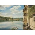 thumbnail image 3 of Karl Vikas 18x14 Black Modern Framed Museum Art Print Titled - A Chateau by the Lake, 3 of 5