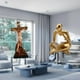 thumbnail image 2 of Escultura De Jesús, Pensador Abstracto, Estatua Religiosa Católica, Decoración Para Dormitorio, Sala De Estar, Mesa, Oficina, Estantería, 2 of 8