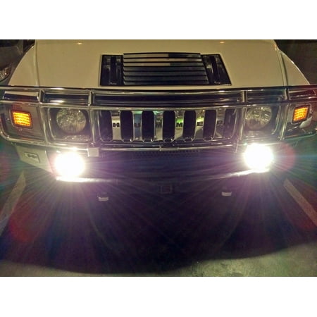- 2003-2009 Hummer H2 Bumper Xenon Fog Lamps Driving Lights Kit