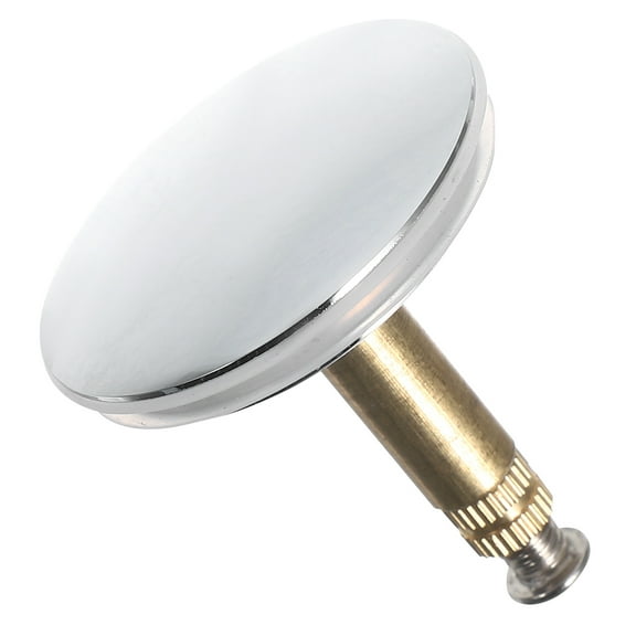 WRITWAA Tub Stopper Cover Bathroom Sink Stopper Silver Stainless Copper 1Pack