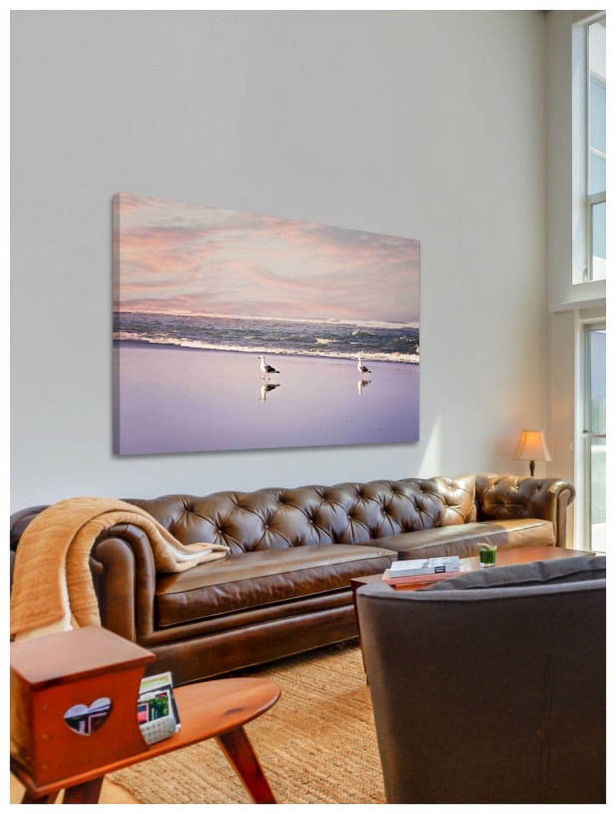Marmont Hill "2 Seagulls" by Sylvia Cook Painting Print on Canvas