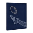 thumbnail image 2 of Stupell Industries Modern Football Lines Contour Canvas Art, 16 x 20, by Marcus Prime, 2 of 8