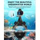 thumbnail image 3 of Máscara de snorkel de cara completa VGKE para adultos con funda impermeable para teléfono, 3 of 7