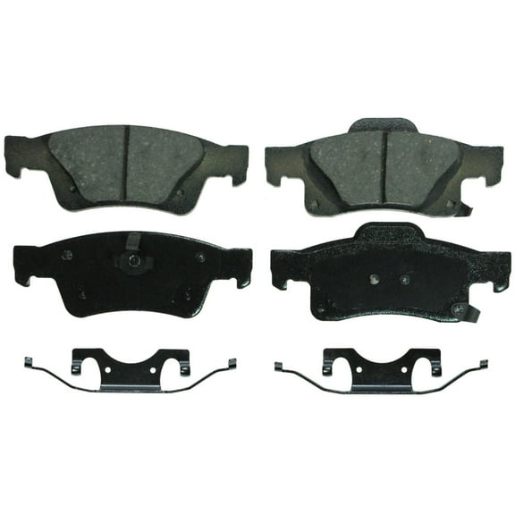 Wagner QuickStop ZD1498 Ceramic Disc Brake Pad Set Fits select: 2011-2018,2020 JEEP GRAND CHEROKEE