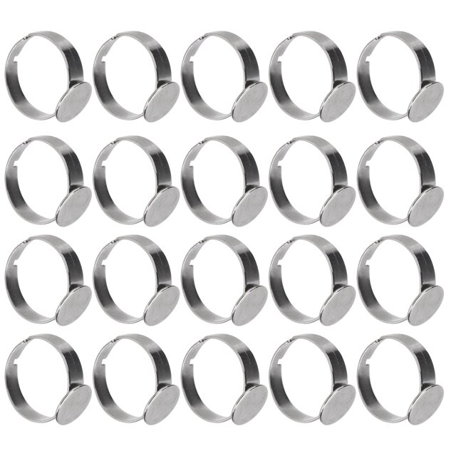 Rings Bases, Adjustable DIY Jewelry Accessories Adjustable Rings Blanks For Women For DIY Craft For Men For Decoration
