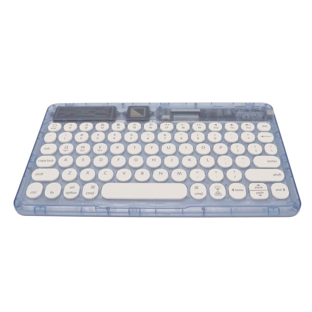 Clavier Rétro, Clavier de Machine à Écrire Sans Fil avec Lumière RVB, Clavier Vintage Portable Ultra Mince Compact Mini pour Ordinateur Portable Tablette Téléphone Intelligent