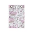 thumbnail image 1 of Whale Hanging Pocket Organizer, Nautical Animal Constellation Stars Sky Underwater Ocean Cartoon, Printed Polyester Storage Bag with Pockets, 14" x 20", Pale Pink White, 1 of 2
