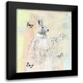 thumbnail image 1 of Ogren, Sarah 12x14 Black Modern Framed Museum Art Print Titled - New Beginnings Rabbit, 1 of 5