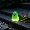 thumbnail image 4 of 50pcs Lighted Mini Ghost Halloween Figurine, Glowing Little Ghost Trinket for Tabletop, Mantel, Shelf, Entryway and Party Display, Cute Seasonal Accent for Spooky Home Decoration, E, 4 of 6