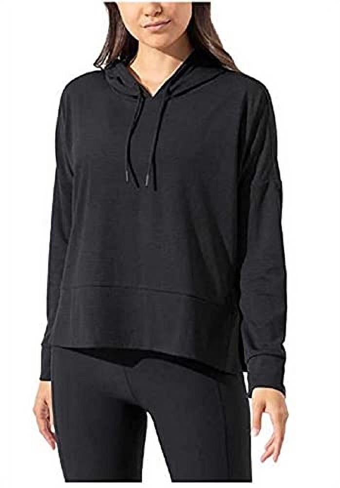 Mondetta Ladies' Ottoman Hoodie (Black 