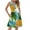 Army Green, variant on WTOBBY Women's Casual V-Neck Pleated Stitching Hawaiian Floral Print Sleeveless Pocket Vest Dress for Summer, Fashionable and Airy for Vacation Style, Comfortable Fit,Army Green L