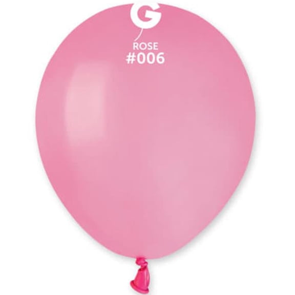 100 Gemar Rose Balloons 5"