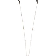 South Beach Ltd. Gold Eyeglass Chain, Pearls