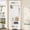 White + Particle Board + Primary Living Space, variant on Luckynote Minimalist Corner Hall Tree with Shoe Bench, Versatile Entryway Coat Rack with 4 Hooks, Corner Cabinet with Adjustable Shelf for Hallway, Living Room, Black, 29.5''W*71.6''H