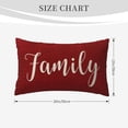 thumbnail image 6 of Family Inspirational Words Pillow Cover 12x20 Inch Lumbar Cotton Linen Cushion Case for Sofa Couch Bed Home Decor Personalize Your Space with Meaningful Messages (32), 6 of 6