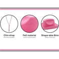 thumbnail image 6 of 4E's Pink Kids Cowboy Hats – 4 pcs Set – Pink Cowgirl Hat, Toddler & Baby Cowboy Hats, 6 of 6