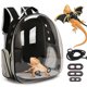 thumbnail image 1 of Mochila Kathson con forma de dragón barbudo, tamaño grande, para reptiles, 18 x 42 x 32 cm, 1 of 7