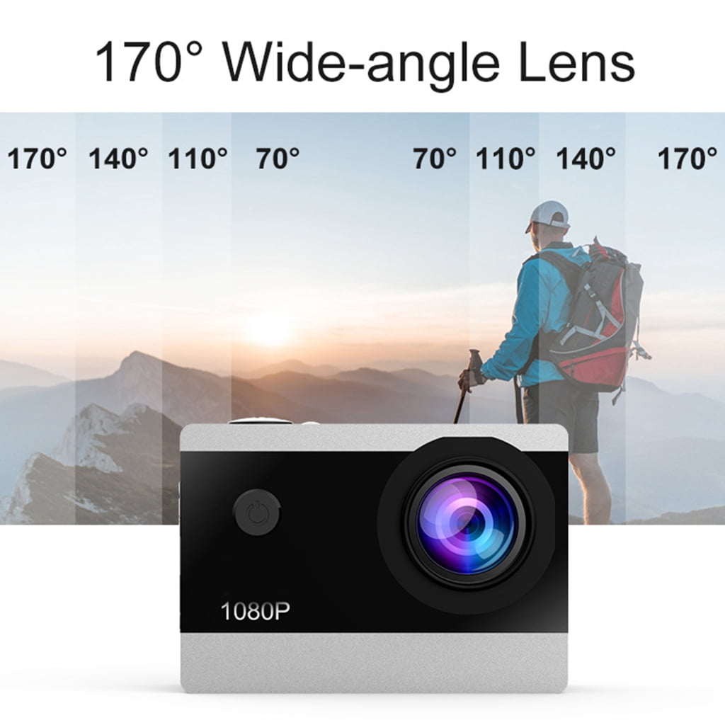 lanema Waterproof Sports Camcorder Under Water Action Camera For Diving 1080P Video