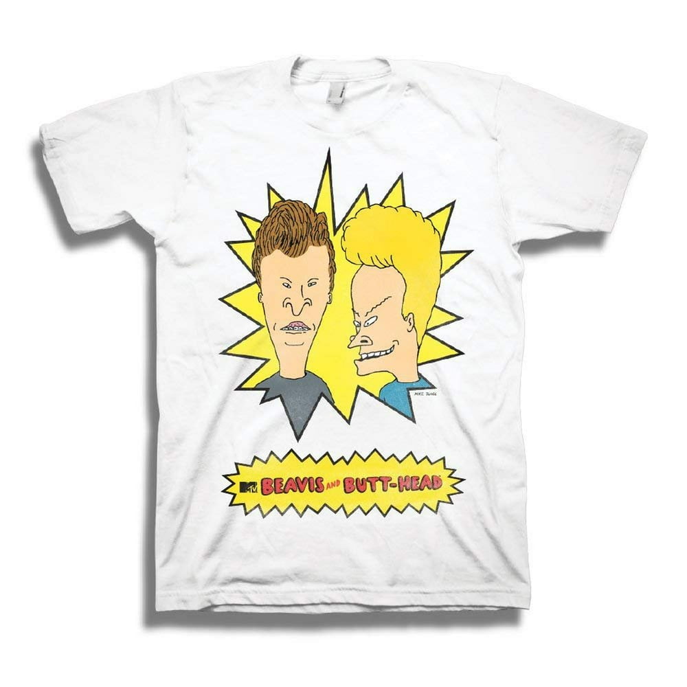 MTV mtv mens beavis and butthead tshirt heh heh heh shirt of its most delinquent stars