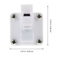 thumbnail image 3 of Miangastore Régulateur de Pression d'Eau Valve Régulateur de Pression d'Eau Basse Métal Blanc 1Pcs, 3 of 8
