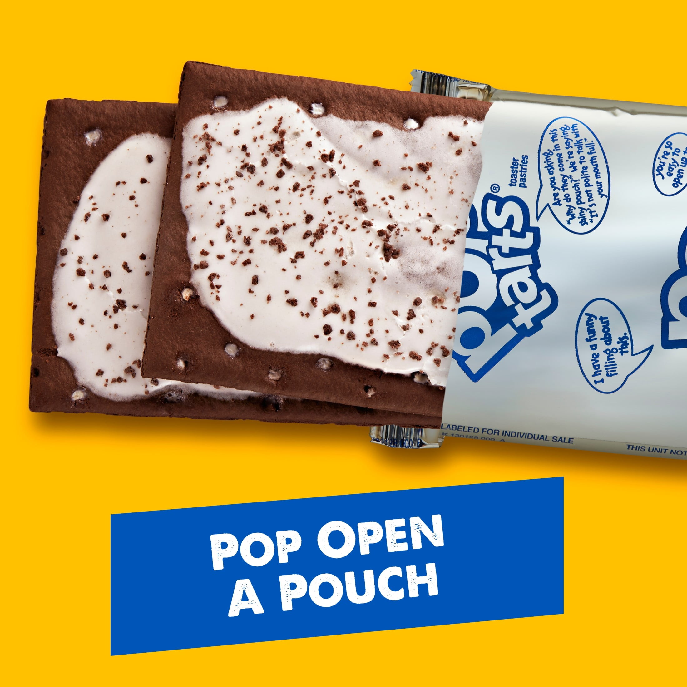 (12 pack) Pop-Tarts Frosted Cookies and Creme Toaster Pastries, Breakfast Foods, Shelf-Stable, 13.5 oz (8 Count)