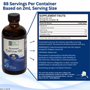 Green Pasture Fermented Cod Liver Oil Liquid - Orange - 6 fl. oz.