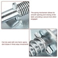 thumbnail image 4 of Unique Bargains Barrel Bolt Latch, 2 Pack 10x145mm - Carbon Steel Galvanized Spring Loaded Gate Latch Pin for Door (Silver), 4 of 5