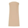thumbnail image 5 of Dgankt Summer Dress Women's Sleeveless Casual Solid Color Round Neck Dress, 5 of 6